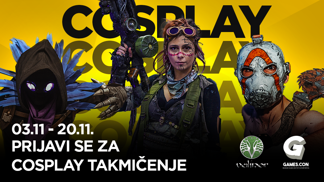 PRIJAVI SE ZA COSPLAY TAKMIČENJE PRIJAVI SE ZA COSPLAY TAKMIČENJE