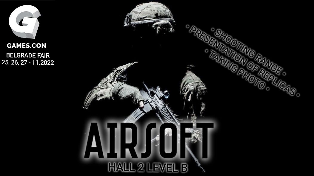 As a part of the Games.con festival, we are presenting the AIRSOFT sport