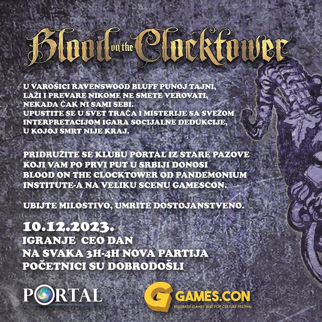 Blood on the Clocktower - Klub Portal Blood on the Clocktower - Klub Portal
