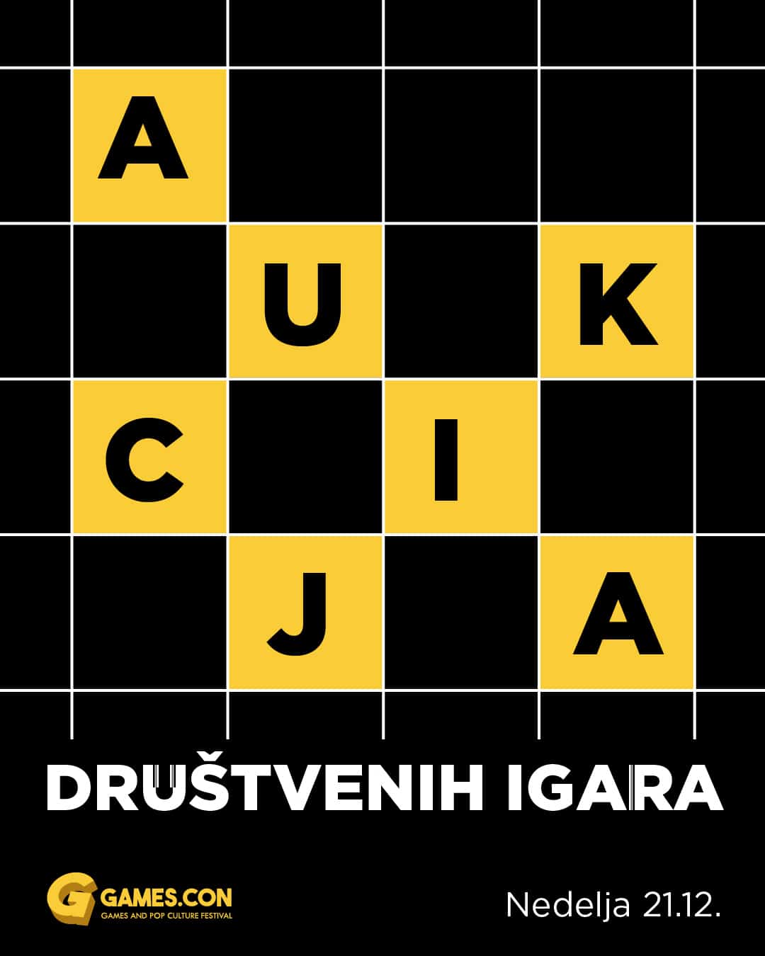 AUKCIJA DRUŠTVENIH IGARA GAMES.CON 2025