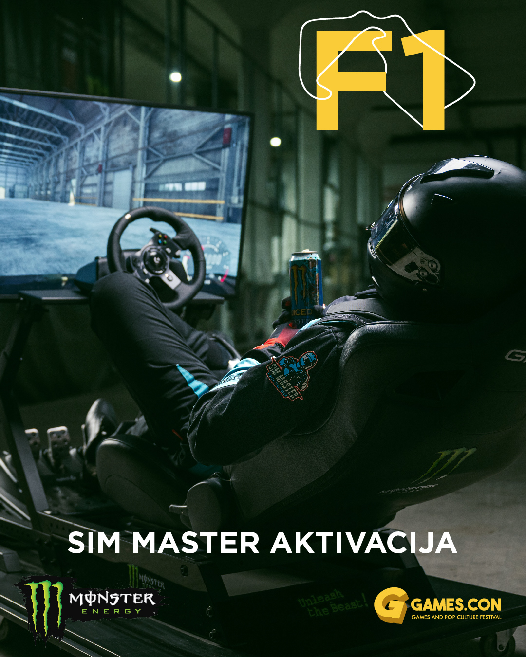 MONSTER x F1 x GAMES.CON 2025