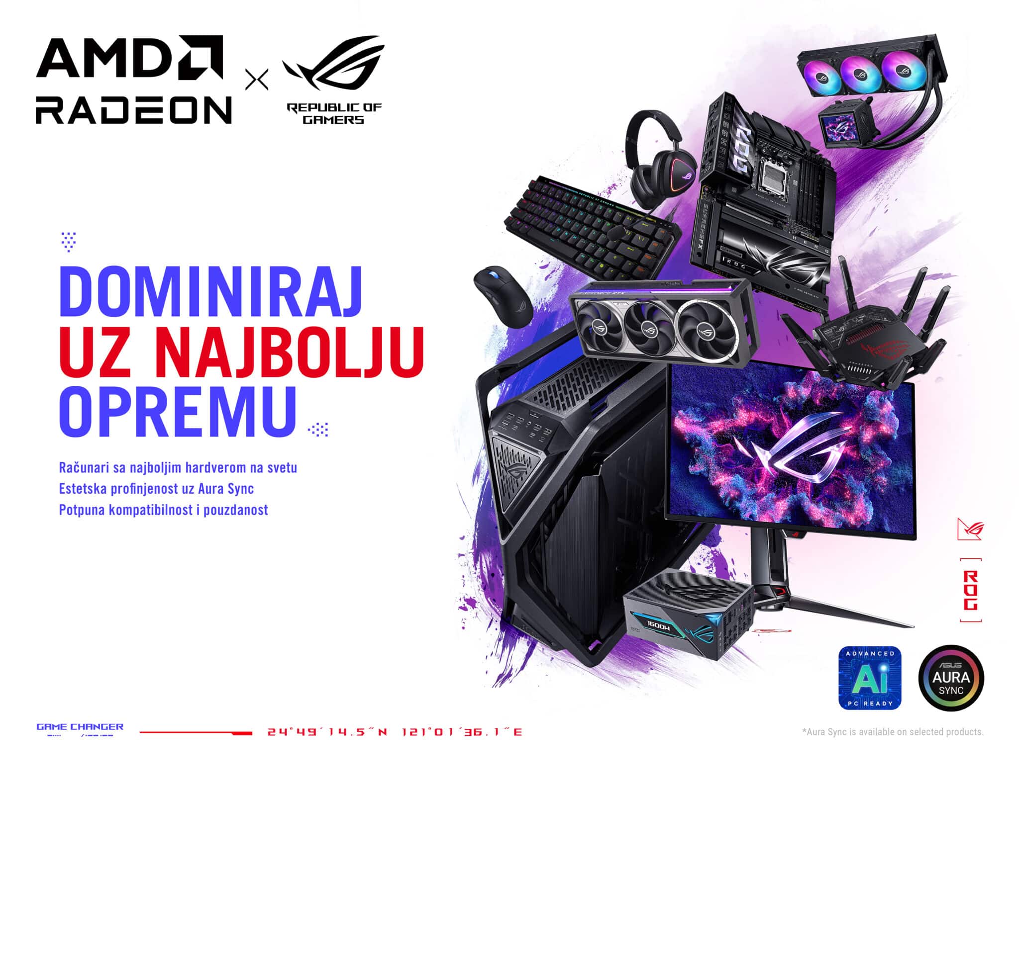 ASUS Republic of Gamers na Games.con 2025.