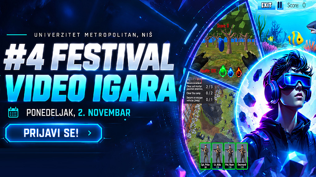 #4 Festival video igara održava se 2. novembra u Nišu