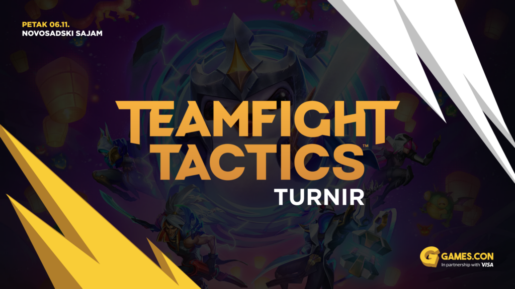Teamfight Tactics turnir, petak 6. novembar, Novosadski sajam