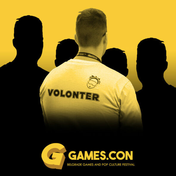 Budi deo najvećeg gejming festivala u regionu! Prijavi se za volontiranje na Games.con-u!